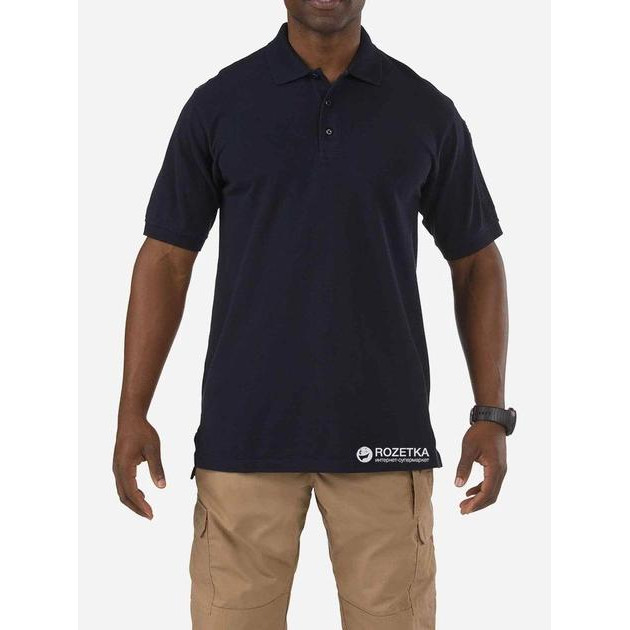 5.11 Tactical Футболка-поло тактична  Professional Polo - Short Sleeve 41060 S Dark Navy (2000000126487) - зображення 1