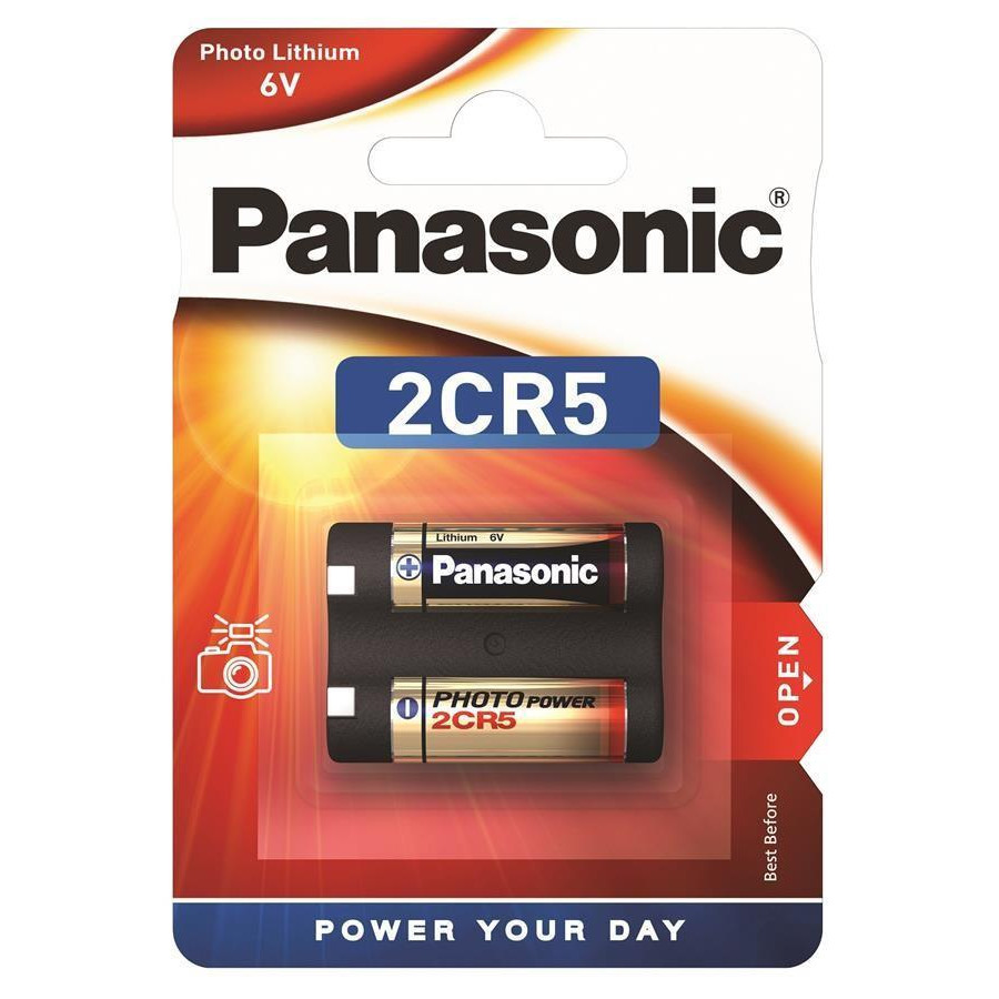 Panasonic 2CR5 bat(6В) Lithium 1шт (2CR-5L/1BP) - зображення 1