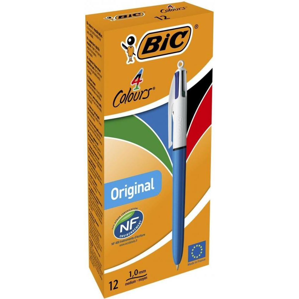 BIC Ручка кулькова  4 Colours Original, 1 мм, 4 кольори, 1 шт. (889969) - зображення 1