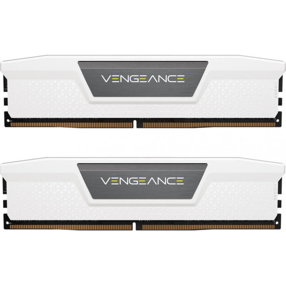 Corsair 64 GB (2x32GB) DDR5 6000 MHz Vengeance XMP White (CMK64GX5M2B6000C40W) - зображення 1