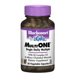   Bluebonnet Nutrition Мультивiтамiни з залiзом, MultiONE, , 30 гелевих капсул