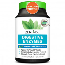   Zenwise Травні ферменти  Digestive Enzymes with Probiotics 100 капсул (ZNW72003)