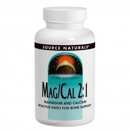   Source Naturals Комплекс  370 мг Магній Кальцій 2:1 90 капсул (SN2060)