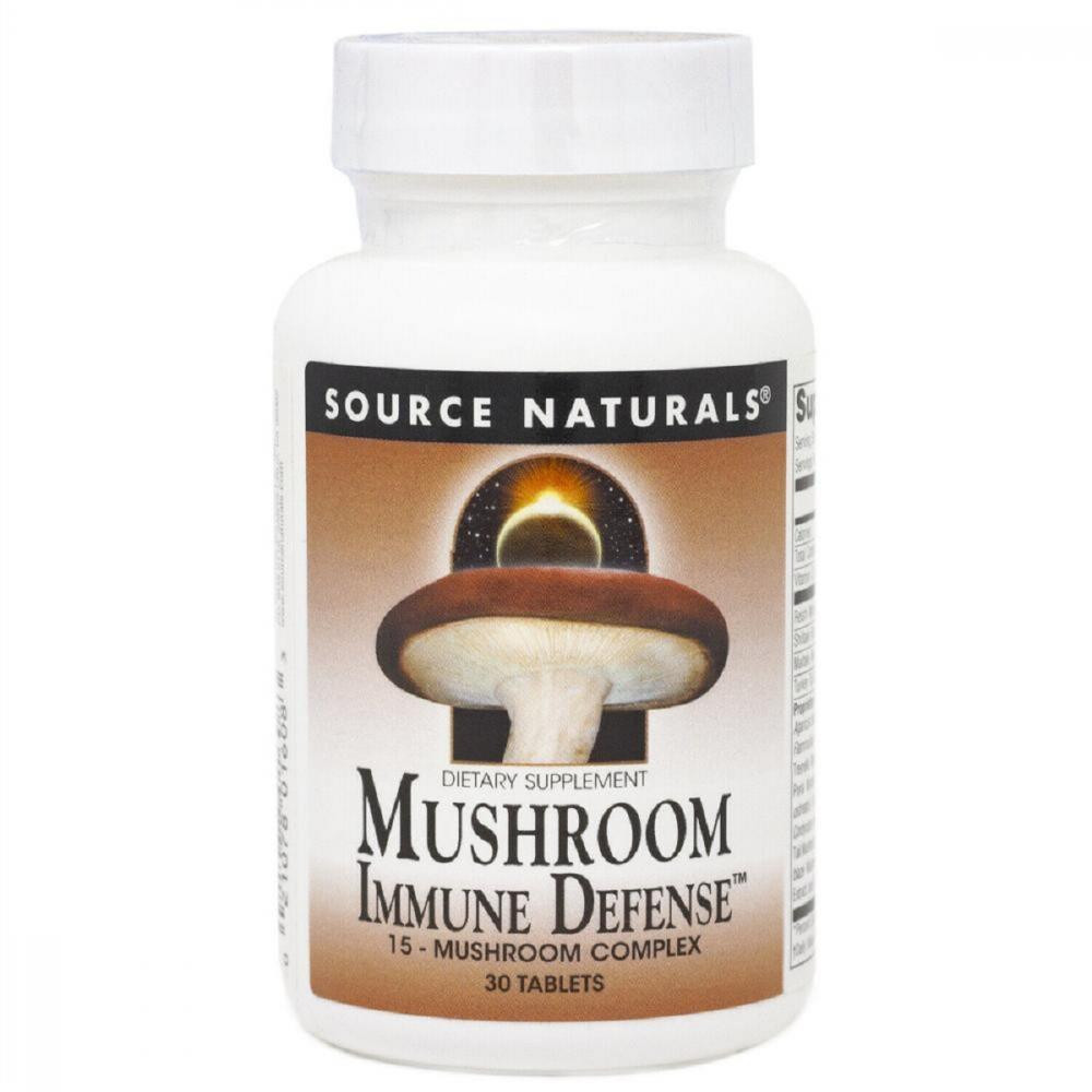 Source Naturals Комплекс  Mushroom Immune Defense для підтримки імунної системи 30 таб (SN1608) - зображення 1