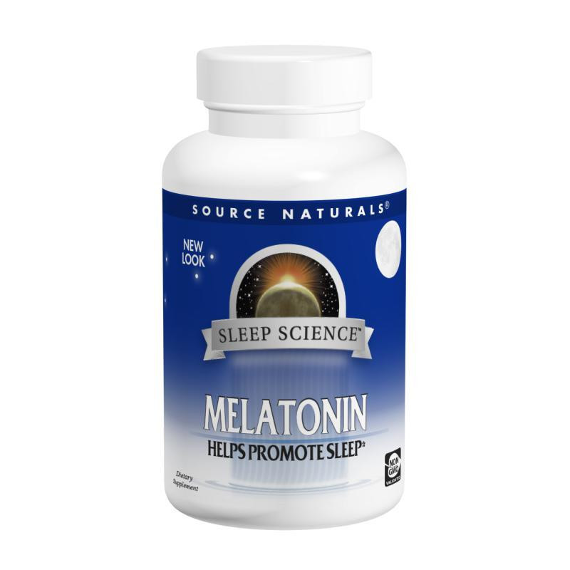 Source Naturals Мелатонін 1мг, Sleep Science, 200 таблеток (SN0720) - зображення 1