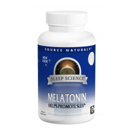   Source Naturals Мелатонін 1мг, Sleep Science, 200 таблеток (SN0720)