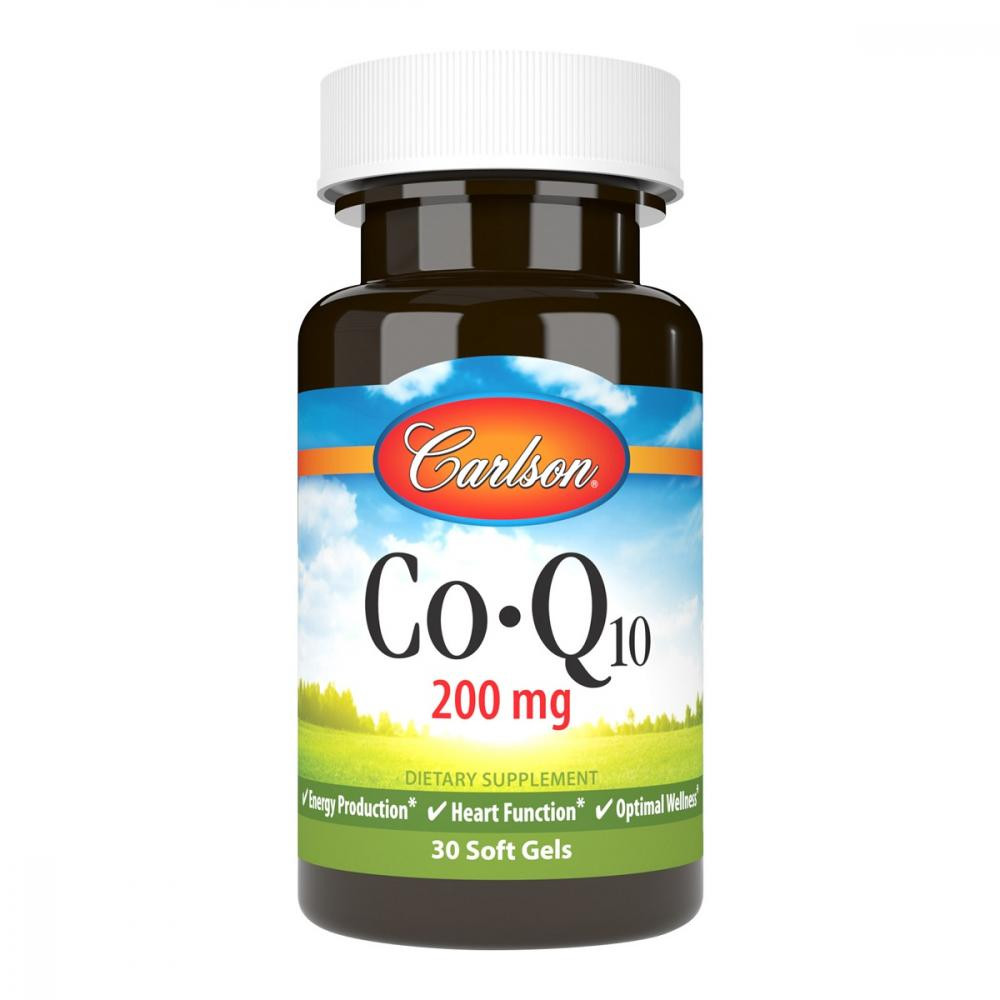 Carlson Labs CoQ10 200mg 30 гел капс (CL08250) - зображення 1