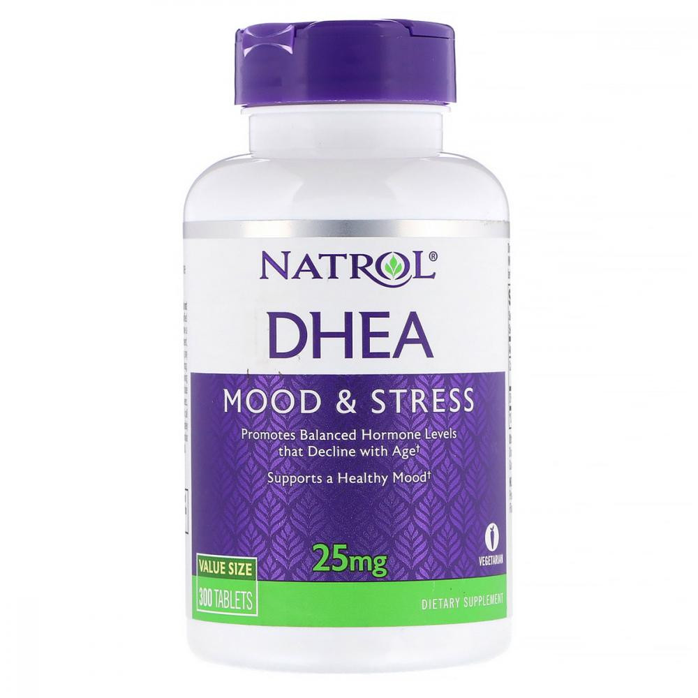 Natrol Дегідроепіандростерон 25 мг, DHEA, 300 таблеток (NTL16107) - зображення 1