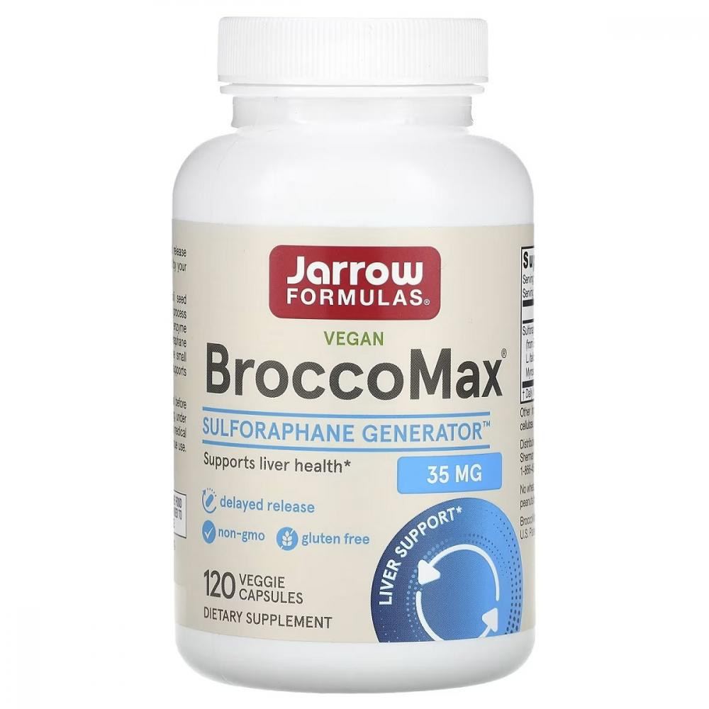 Jarrow Formulas Экстракт брокколи (BroccoMax) 30 мг 120 капсул - зображення 1