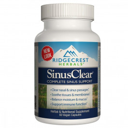   RidgeCrest Herbals Комплекс  SinusClear для верхних дыхательных путей 60 капсул (RCH587)