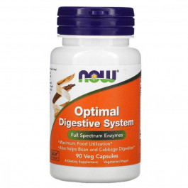   Now Пищеварительные ферменты Optimal Digestive System, Now Foods, 90 Вегетарианских капсул