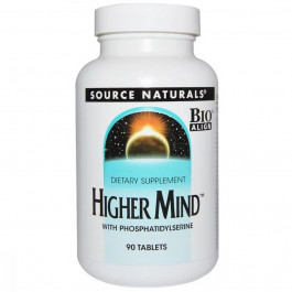   Source Naturals Улучшение Работы Мозга, Higher Mind, Source Naturals, 90 таблеток