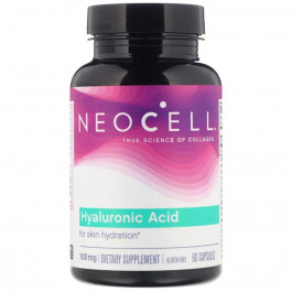   Neocell Гиалуроновая кислота, Hyaluronic Acid, 100 мг, Neocell, 60 капсул