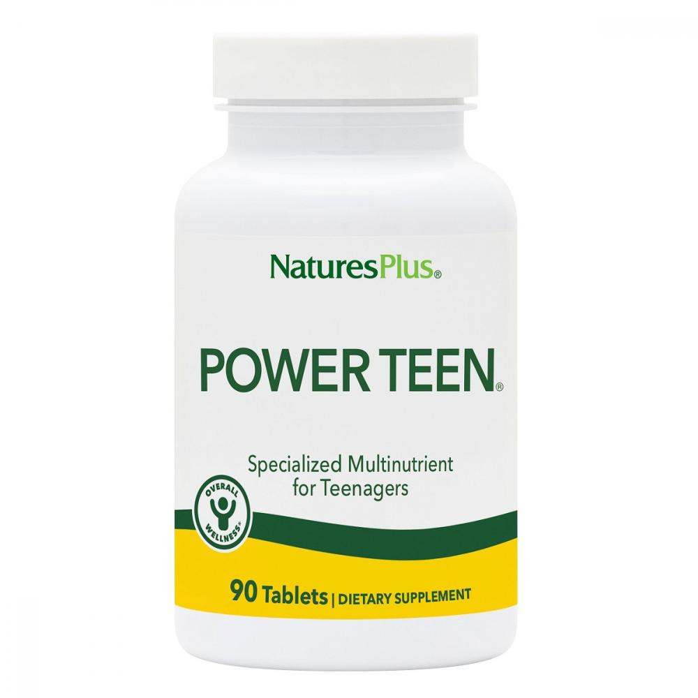 Nature's Plus Мультивитамины для Подростков, Power Teen, Natures Plus, 90 таблеток - зображення 1