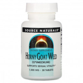   Source Naturals Эпимедиум 1000мг, Source Naturals, 30 таблеток