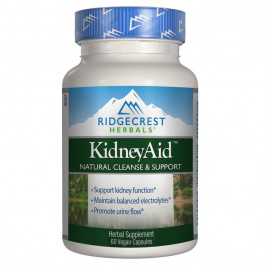   RidgeCrest Herbals Комплекс для Поддержки Функции Почек, KidneyAid, RidgeCrest Herbals, 60 гелевых капсул