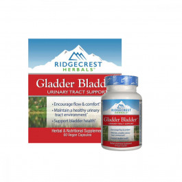   RidgeCrest Herbals Комплекс для Поддержки Мочеполовой Системы, Gladder Bladder, RidgeCrest Herbals, 60 гелевых капсул