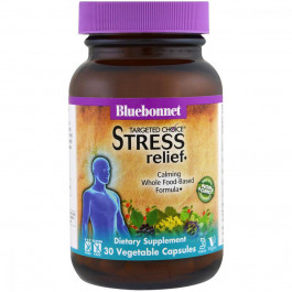   Bluebonnet Nutrition Комплекс для Снятия Стресса, Targeted Choice Stress Relief, Bluebonnet Nutrition, 30 вегетарианских 