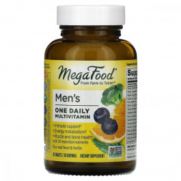   MegaFood Мультивитамины для мужчин, Men’s One Daily, MegaFood, 30 таблеток