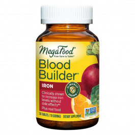   MegaFood Строитель крови, Blood Builder, MegaFood, 30 таблеток