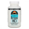 Source Naturals Бетаин HCI 650мг, Source Naturals, 90 таблеток - зображення 1