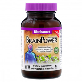   Bluebonnet Nutrition Комплекс Поддержки для Мозга, Bluebonnet Nutrition, Targeted Choice, Brain Power, 60 растительных ка