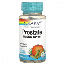   Solaray Комплекс Для Поддержки Функции Простаты, Prostate Blend SP-16, Solaray, 100 Капсул