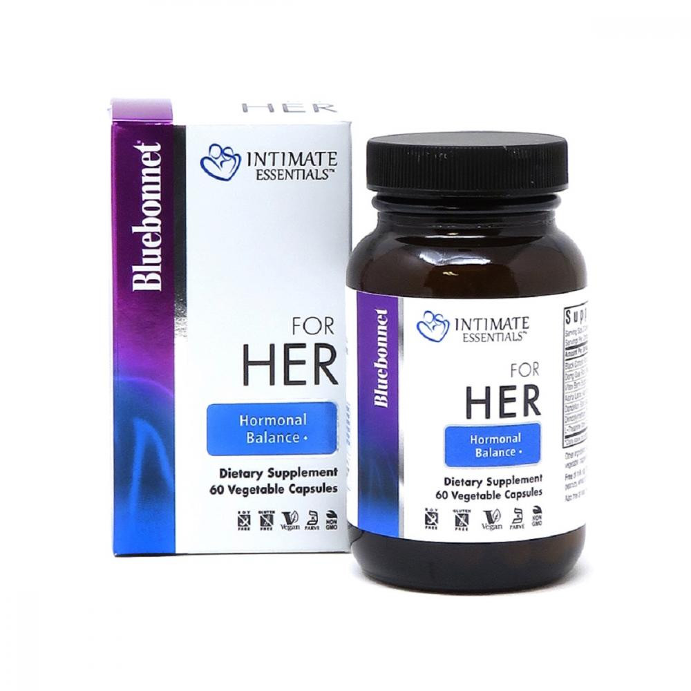 Bluebonnet Nutrition Комплекс Для Нее, Intimate Essentials For Her Hormonal Balance, Bluebonnet Nutrition, 60 капсул - зображення 1