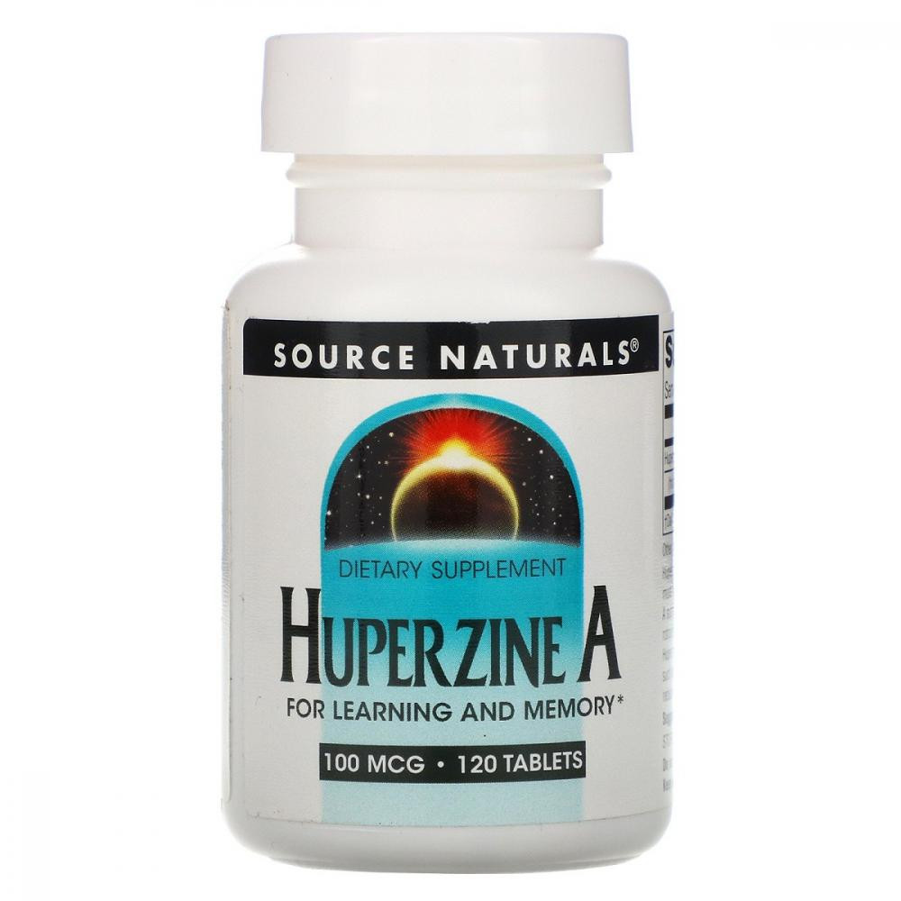 Source Naturals Гуперзин А 100мкг, Source Naturals, 120 таблеток - зображення 1