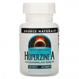   Source Naturals Гуперзин А 100мкг, Source Naturals, 60 таблеток