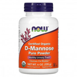   Now D-Манноза, D-Mannose, Now Foods, порошок 170 гр.