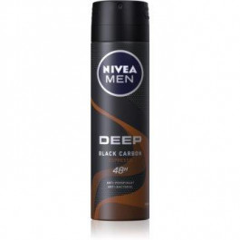   Nivea Men Deep антиперспірант спрей для чоловіків Black Carbon Espresso 150 мл