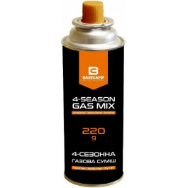   Base Camp Газовий балон 4 Season Gas Mix 220g (BCP 70200)