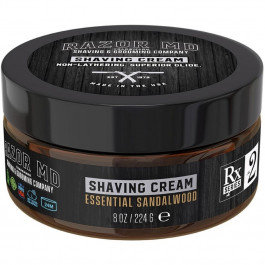   Razor Крем для гоління  Shaving Cream Essential Sandalwood з екстрактом сандалового дерева 224 г