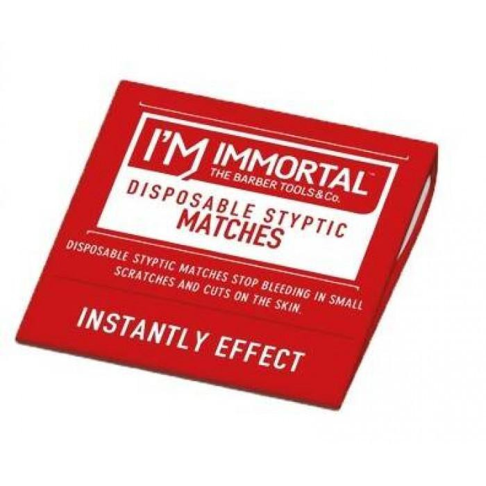 Immortal Стік-квасці від порізів після гоління і депіляції  Disposable Styptic Matches (IM-130) - зображення 1