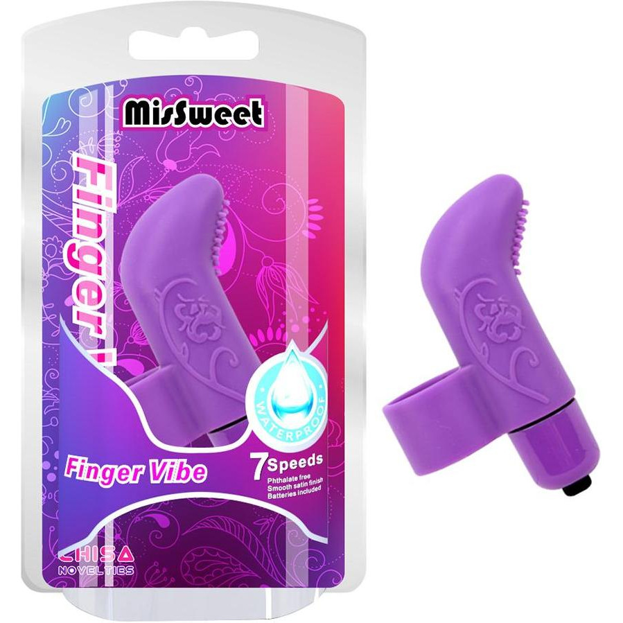 Chisa Novelties MisSweet Finger Vibe-Purple (291671) 759746122124 - зображення 1