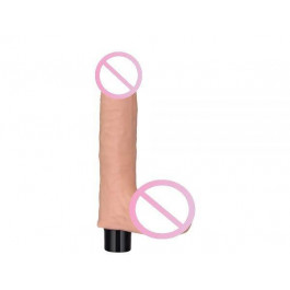   LoveToy Real Softee Vibrator With Balls Flesh 8" (310020)