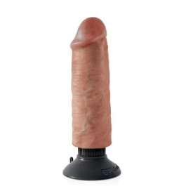   Pipedream Products Вибратор King Cock 6" Vibrating Cock коричневый (19.7 см) (1514-2)