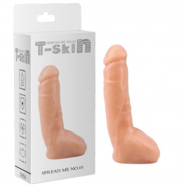   Chisa Novelties Spread Me No.02 T-Skin Dildo 8 " 20,5 см/4,2 см (92113)