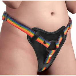   XR Brands Strap U Take the Rainbow, чорні (848518048110)