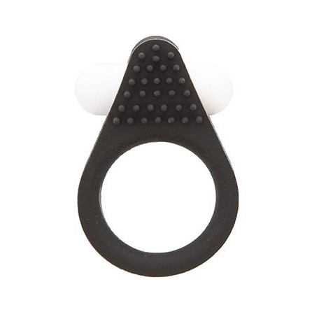 Dream toys Виброкольцо Lit-Up Silicone Stimu-Ring 1, черное (8719189308198) - зображення 1