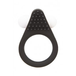   Dream toys Виброкольцо Lit-Up Silicone Stimu-Ring 1, черное (8719189308198)