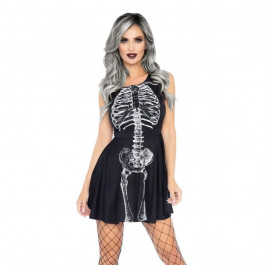   Leg Avenue Сукня  Skeleton Babe, чорна (8402981036283)