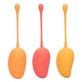   California Exotic Novelties Kegel Training Set Mango Squeeze Relax Repeat, помаранчевий (716770092410)