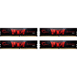   G.Skill 64 GB (4x16GB) DDR4 3200 MHz Aegis (F4-3200C16Q-64GIS)