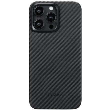 Pitaka MagEZ Case 4 Twill 1500D Black/Grey for iPhone 15 Pro (KI1501P) - зображення 1