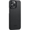 Pitaka MagEZ Case 4 Twill 1500D Black/Grey for iPhone 15 Pro (KI1501P) - зображення 2