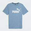 PUMA Блакитна чоловіча футболка  ESS Heather Tee 586736/20 - зображення 7