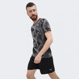   PUMA Сіра чоловіча футболка  FIT Ultrabreathe AOP tee 524925/51