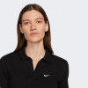 Nike Чорне жіноче поло  W NSW ESSNTL SS POLO CRP TOP DV7884-010 - зображення 4